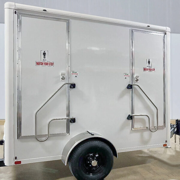 2 Stall Mini Restroom Trailer